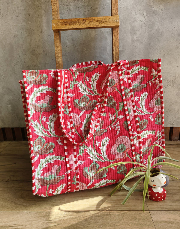 Red Poppies Tote