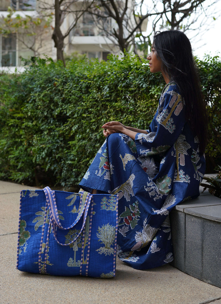 Blue Palm Sunday Dress – The Quince Life
