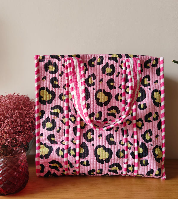 Spirit Animal Tote- Bubblegum Pink (Small)