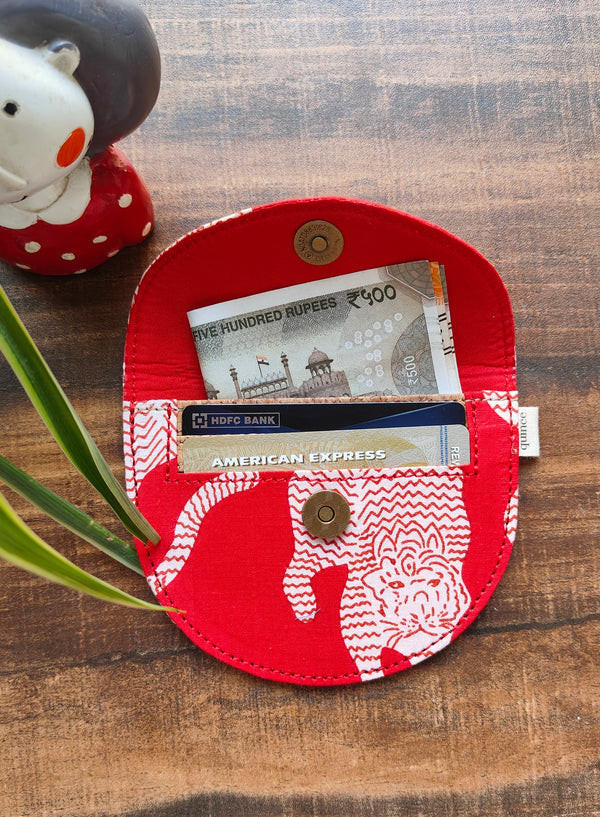 Red Tiger Mini Wallet