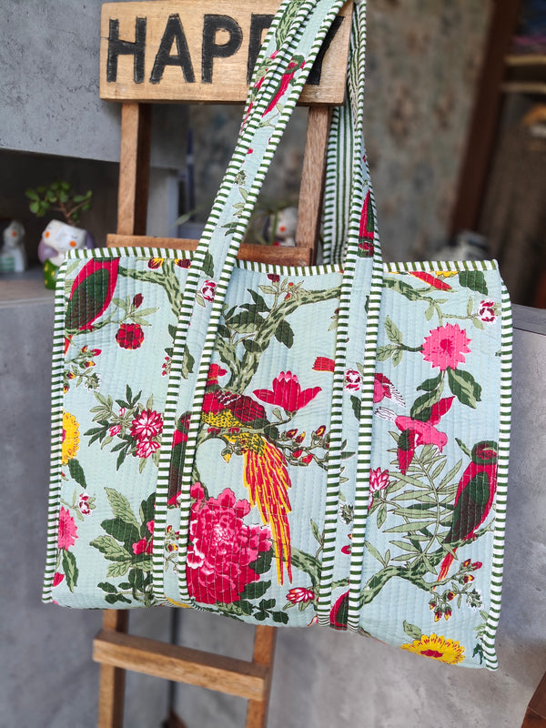 Birds of Paradise tote bag