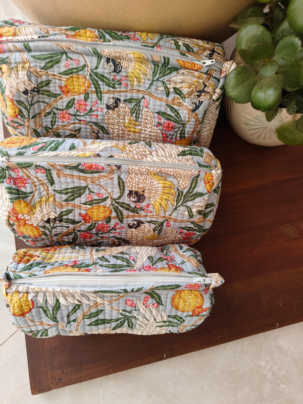 Wizard garden Toiletry Pouches (Set of 3)