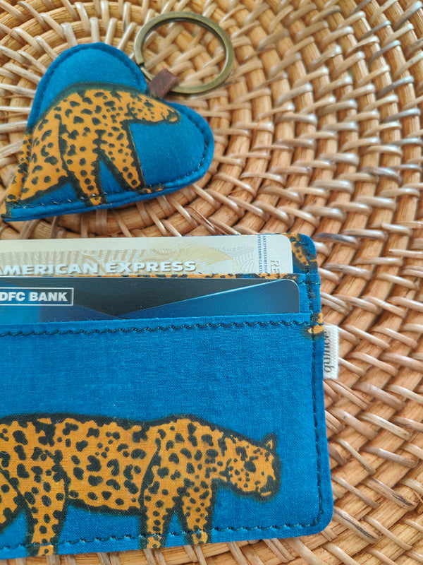 Wild and Free Card Holder + Keychain Combo