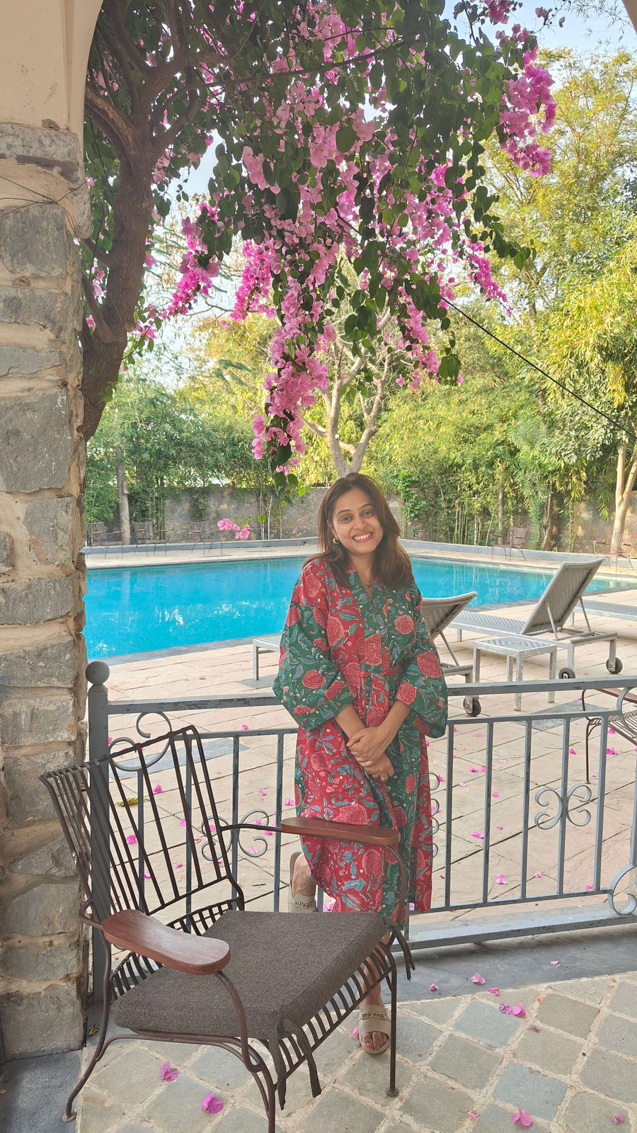 Bella Rose Half and Half Robe