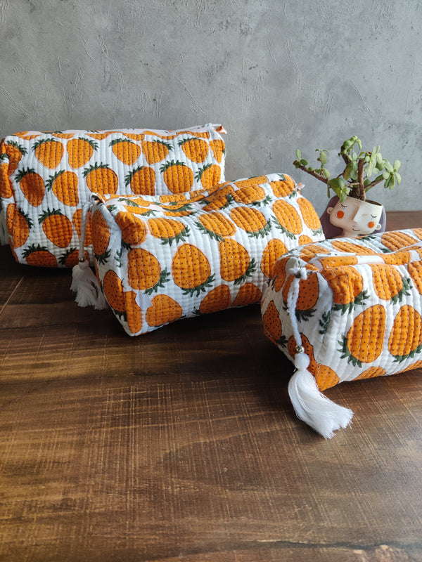 Strawberry Sundae Toiletry Kits (Set of 3)