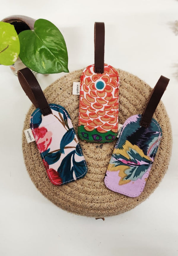 Everyday Floral mini luggage tags (set of 3)