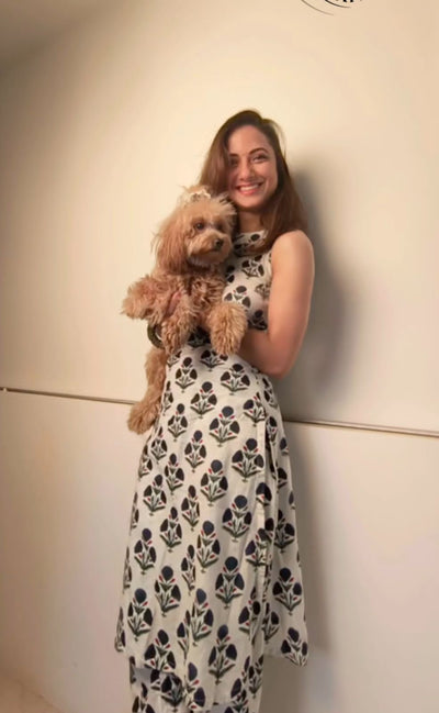 Poppy Play Halter Kurta