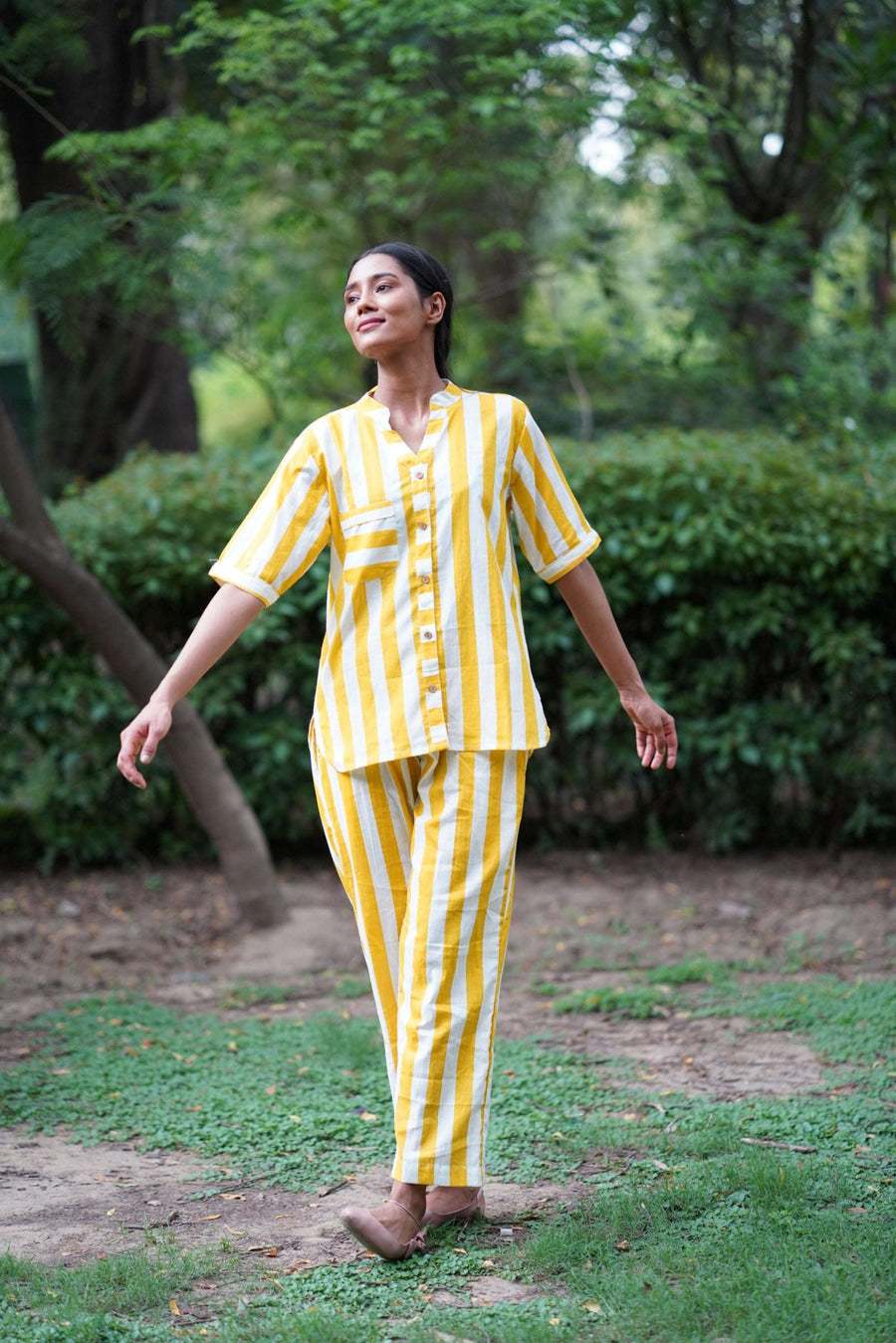 Lemonade Stripes Lounge Set