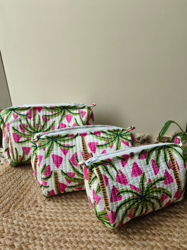 Tropical Tango Toiletry Pouches (Set of 3)