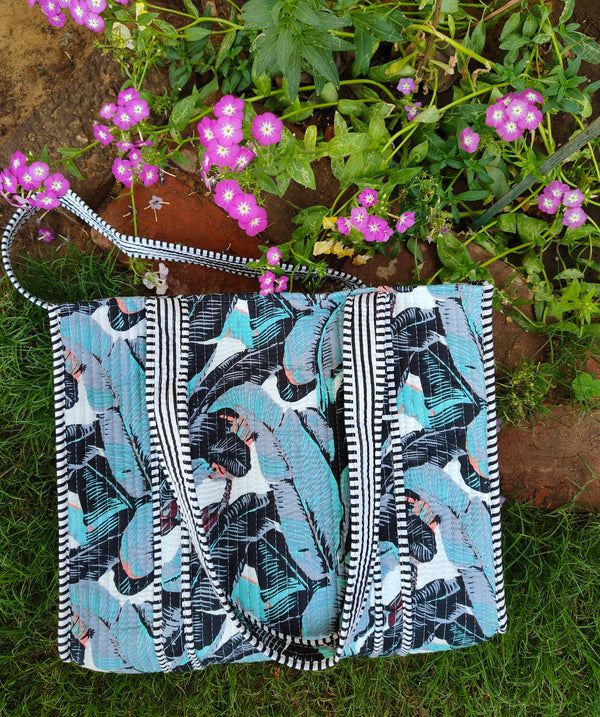 Tropical Nights Tote (Small with Zipper)