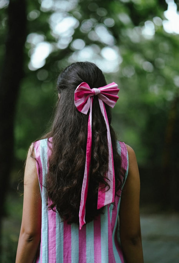 Twin Pink Bow