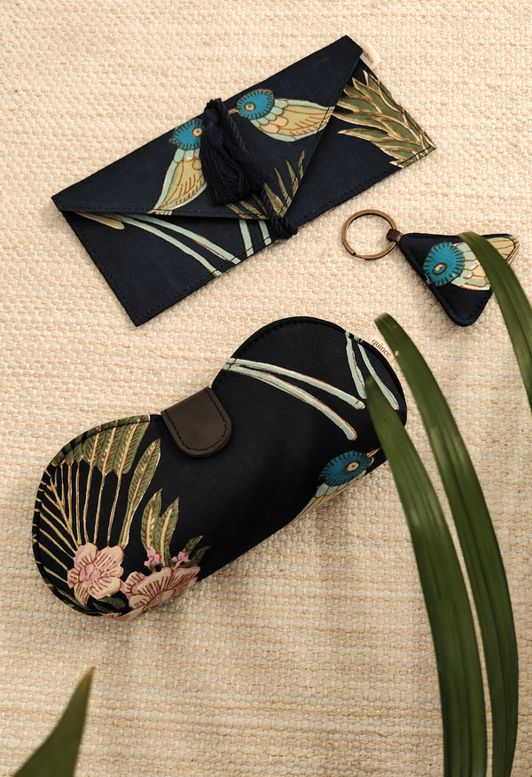 Love Birds Blue Elegant Gift Combo-(Set of 3)