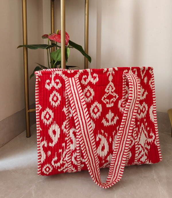 Indie Festive Red Tote (Small)
