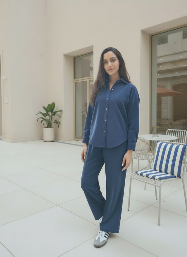 Indigo Ice Corduroy Coord Set