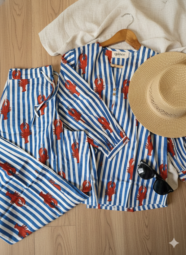 Lobster Stripes Lounge Set