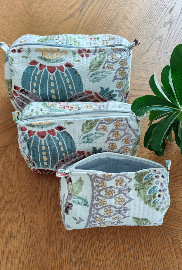 English Garden Toiletry Pouches (Set of 3)