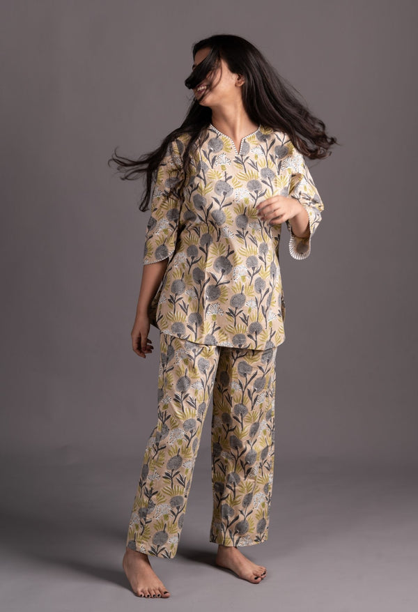 Dreamy Dandelion PJ Set (With Matching Scrunchie)