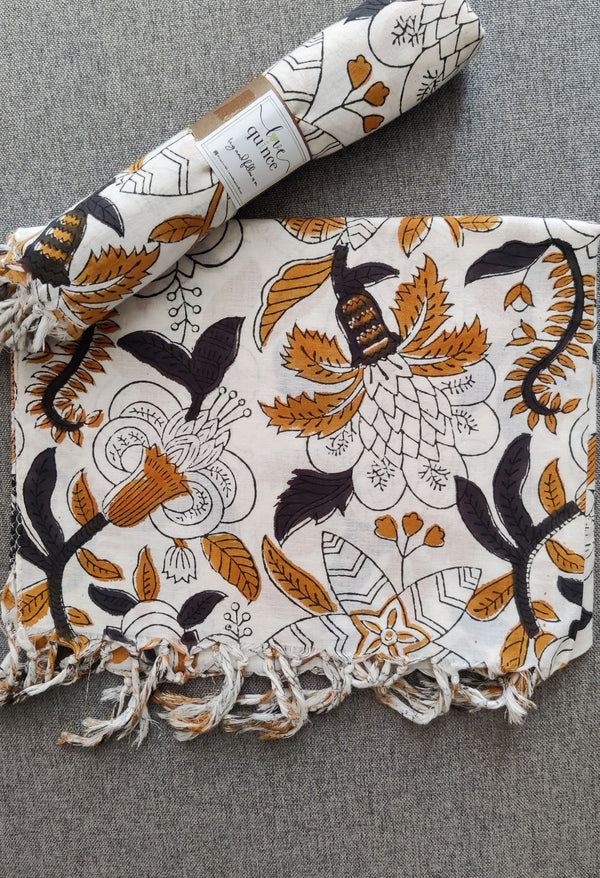 Floral Abstract Stole