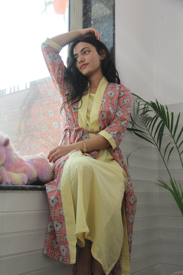 Robe Set - Kaleidoscope Rose Pink