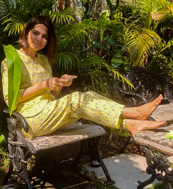 Sleepy flamingoes (Pj Set with hair band)